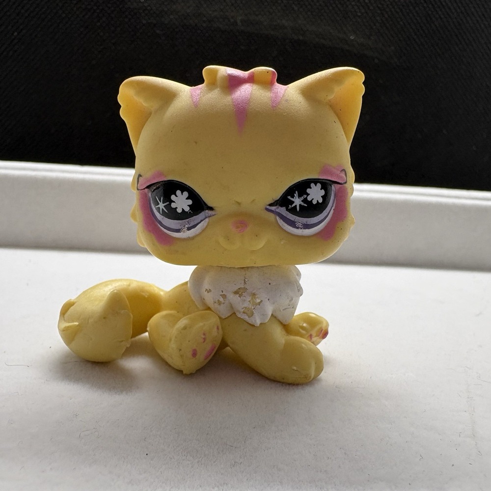 LPS #878 Littlest Petshop Original Authentic Persian Cat Hasbro‎